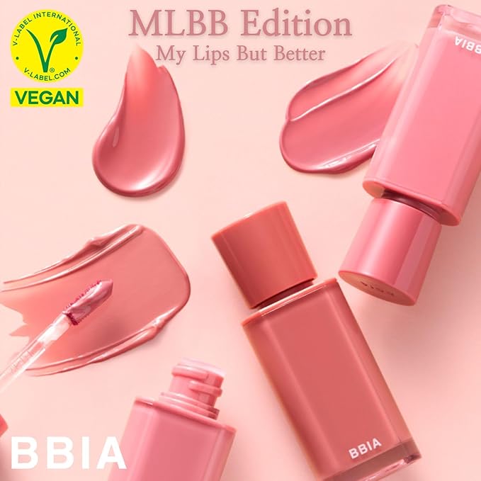 BBIA Glow Lip Tint – Lip Plumping, Volumizing Glossy & Glowy Lip Stain Naturally Moisturizing Comfortable Texture Lightweight Long-Lasting Vivid Color Non-Sticky Non-Dry Korean (14 DAILY, Pack of 1)
