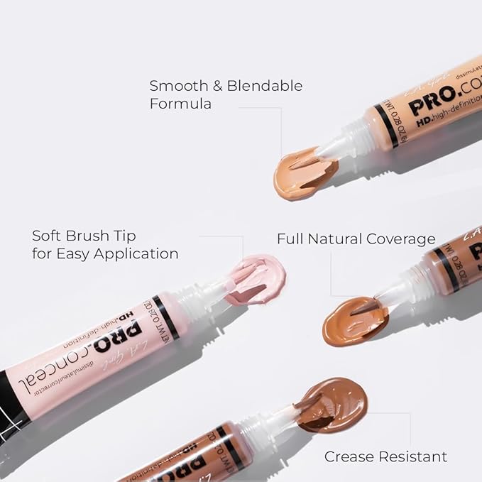 L.A. Girl Pro Conceal HD Concealer, Light Ivory, 0.28 Ounce
