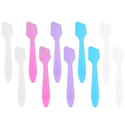 Beaupretty Cosmetic Spatula Stick 150pcs Cosmetic Spatula Plastic