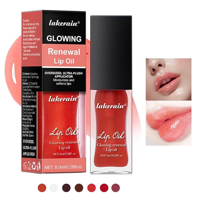AKARY Glowing Renewal Lip Oil Nourishing Tinted Lip Glowing