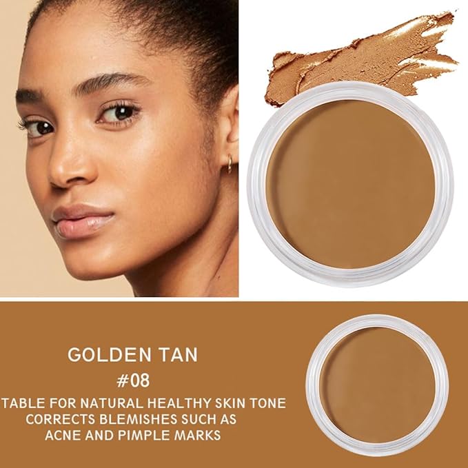 Kaely Cream Pot Concealer Full Coverage Set,Conceal Brighten