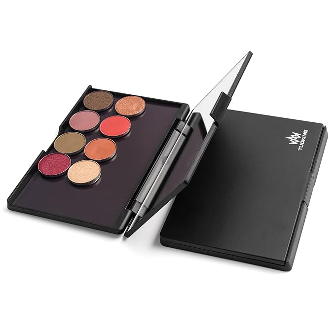 Makeup Magnetic Palette with Mirror and 20Pcs Metal