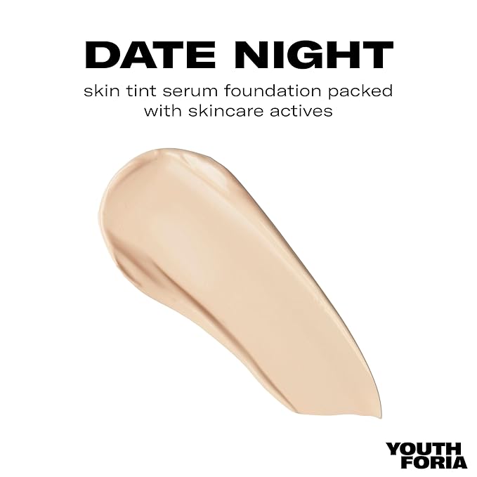 Youthforia Date Night Skin Tint Serum Foundation, Light-Medium - Neutral