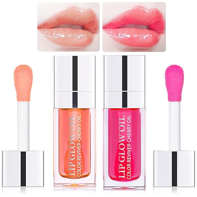 2 Set Lip Oil Hydrating Tinted