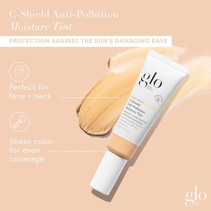 Glo Skin Beauty C-Shield Anti-Pollution Moisture Tint - 1. (2N-Light) 7 Oz