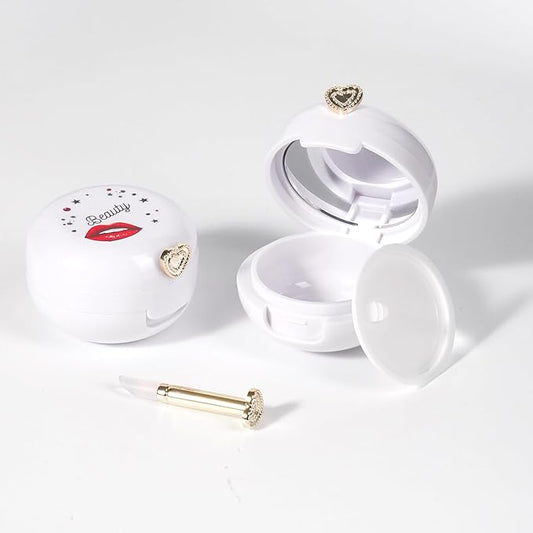 2 Pack Lip Balm Containers,Plastic Portable