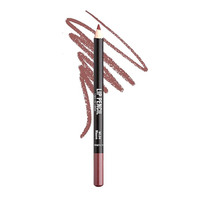 KISS New York Professional Slim Lip Pencil, Creamy Soft Lip Liner, Smooth Long-Lasting Rich Lip Color, Natural Lip Makeup, Water-Resistant Lip Crayon (Mauve)