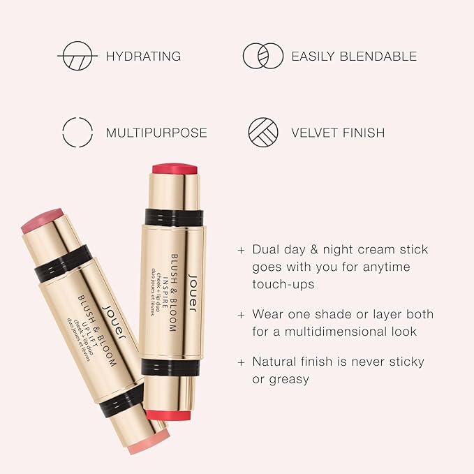Jouer Blush & Bloom Cheek + Lip Duo Formula, Celebrate