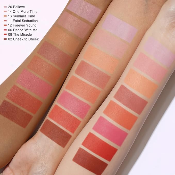 OULAC Blush Makeup Fair Skin| Highly Pigmented Powery 4.8g