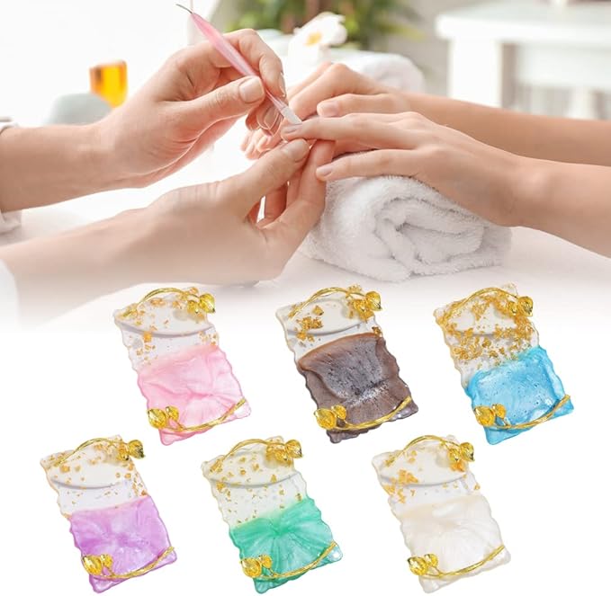 Resin Nail Art Palette, Nail Art Painting Palettes