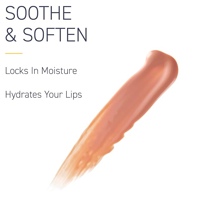 Brush On Block Sun Shine Protective Lip Oil SPF 30, Mineral Protection from UVA/UVB & Blue Light, Hydrating, Cruelty-Free, Gluten-Free, & Vegan, Nude