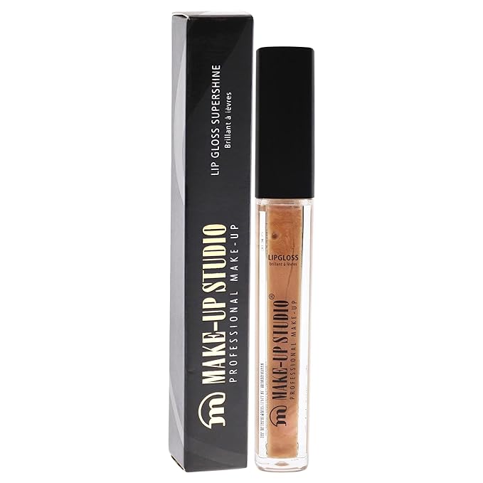 Professional Amsterdam Make-Up Lip Gloss Supershine - Ensures Beautiful, Well-Kept Lips All Day Long - Glossy And Does Not Stick - Nice Feel And Neutral Taste - Crystal 1-0.15 Oz