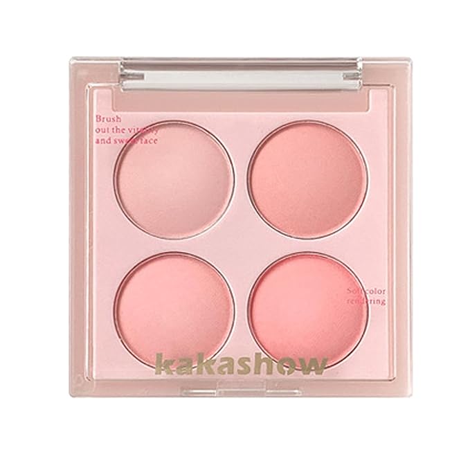 Matte Blush Powder Palette, Blending Mood Cheek, 4 1.84 ounces)
