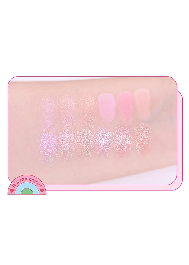 COLORGRAM Pin Point Eyeshadow Palette 04 Bright+Cool |