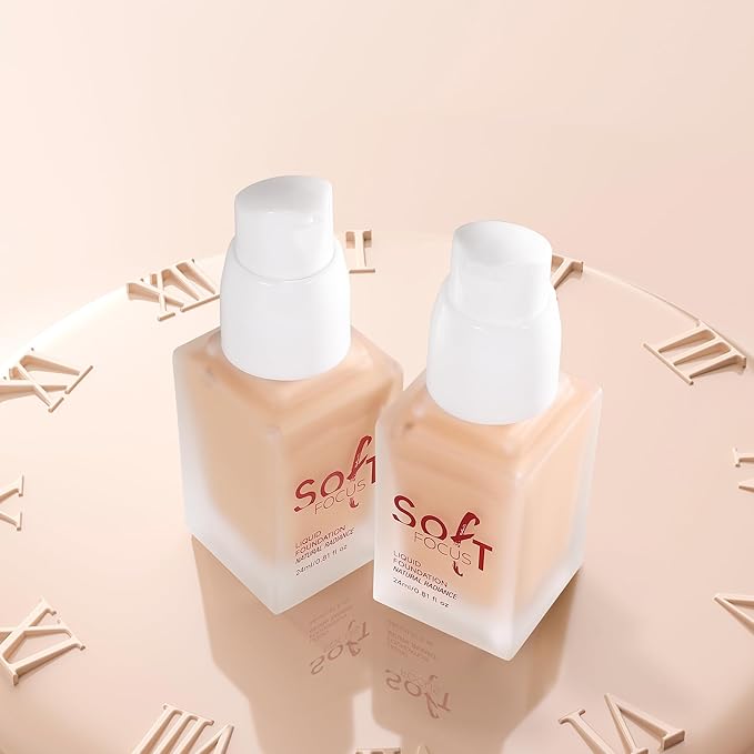 Soft Focus Liquid Concealer Foundation, Moisturizing High Coverage