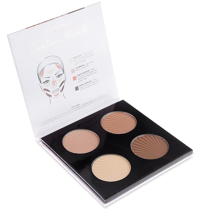 ELLEN TRACY Contour Palette, Full Coverage, Highlight, Illuminate,