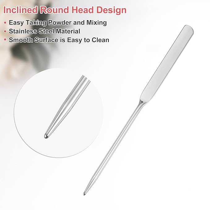 VOCOSTE 1 Set Stainless Steel Makeup Spatula, Liquid