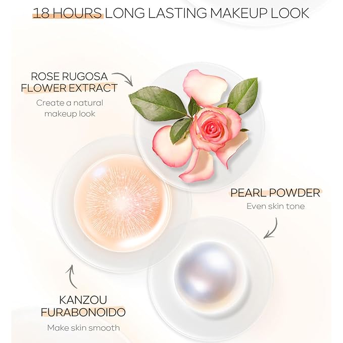 KWOLYKIM 2PCS Hydrating Makeup BB Cream, Tinted Moisturizer All Skin(Tan)