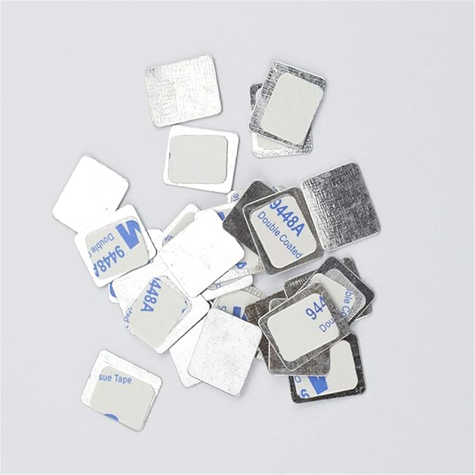 50Pcs Square Metal Stickers for Eyeshadow Magnetic Makeup