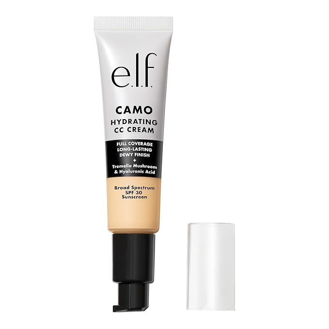 e.l.f. Hydrating Camo CC Cream, SPF 30, Color 100 W