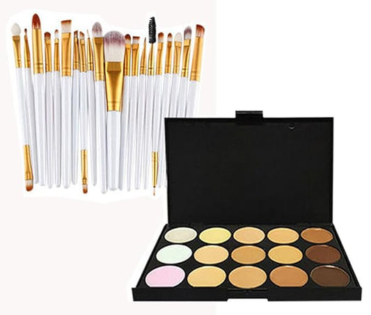 20pc White Eye And 15pc Contour Pallet Eye