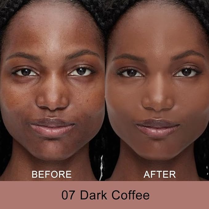 Kaely Color Correcting Concealer,Cream Pot Concealer Full Coverage,under Dark Coffee