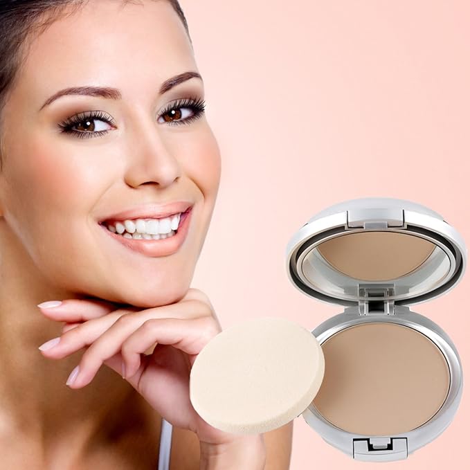 Pressed Mineral Foundation With Vitamin for a Natural