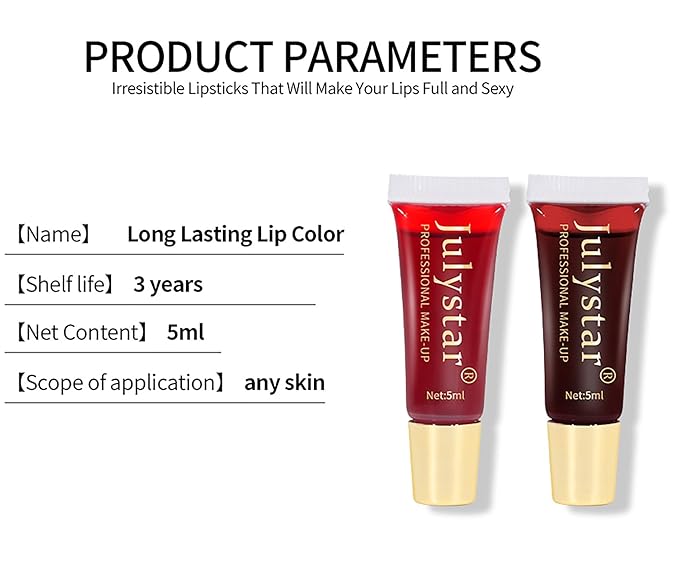 Peel Off Lip Stain Lips Tint, 6 Colors Magic