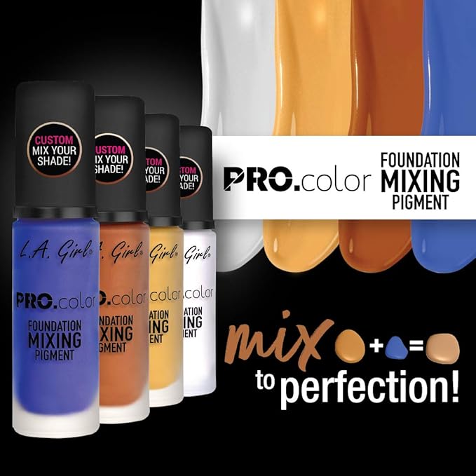 L.A. Girl PRO.matte Mixing Pigment Foundation, White, GLM711