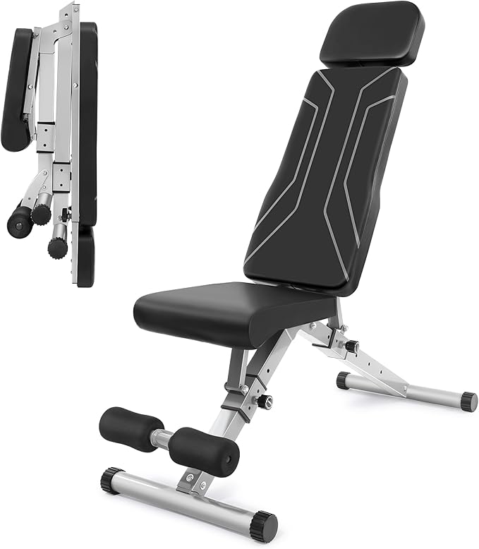 1000 LBs Weight Bench - Adjustable Workout Bench