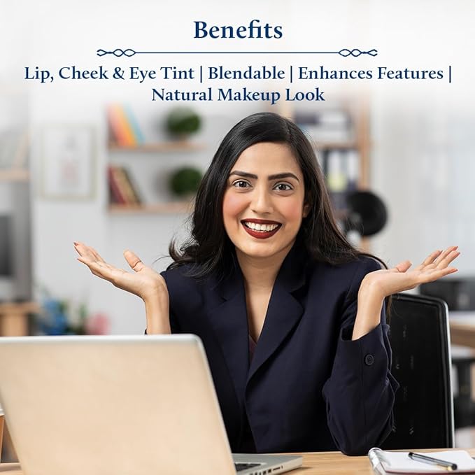 Blue Nectar Lip Tint Balm for Deep Wine Organic