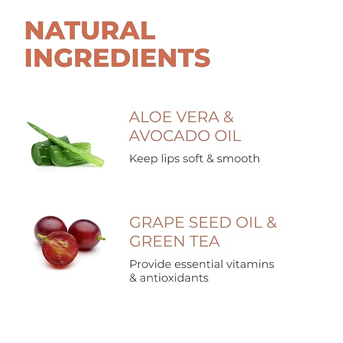 Beauty For Real Lip Gloss + Shine, Plumping High Shine Hydrating Gloss, Turned On, Sheer Lip Bite Nude, Light + Mirror, Cruelty Free, 0.15 fl oz