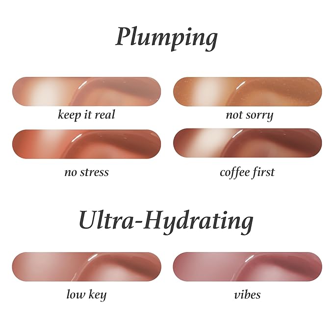 Julep So Plush Plumping Lip Gloss - Keep It Real - High-Shine Hydrating Lightweight Lip Color - Non-Sticky Formula - Vitamin E Soothes and Repairs Lips