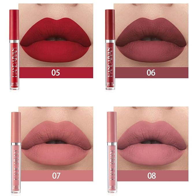 BestLand 3Pcs Matte Liquid Lipstick Set for Women - 24H Transfer-Proof, Moisturizing & Non-Sticky Lip Gloss I Bold Berry, Warm Rose, Muted Pink I Vegan + Cruelty-Free for Daily & Party