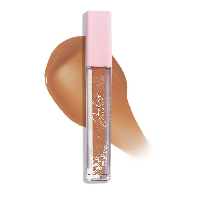 Julep So Plush Plumping Lip Gloss - Not Sorry - High-Shine Hydrating Lightweight Lip Color - Non-Sticky Formula - Vitamin E Soothes and Repairs Lips and With a Trace Creamy Lip Liner, Sweet Truffle