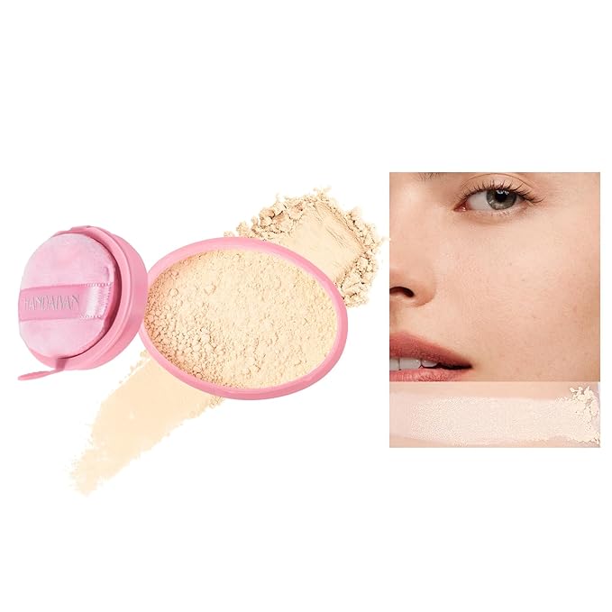 Loose Face Powder Setting Powder Makeup 0. （V04）With Powder Puff 67oz