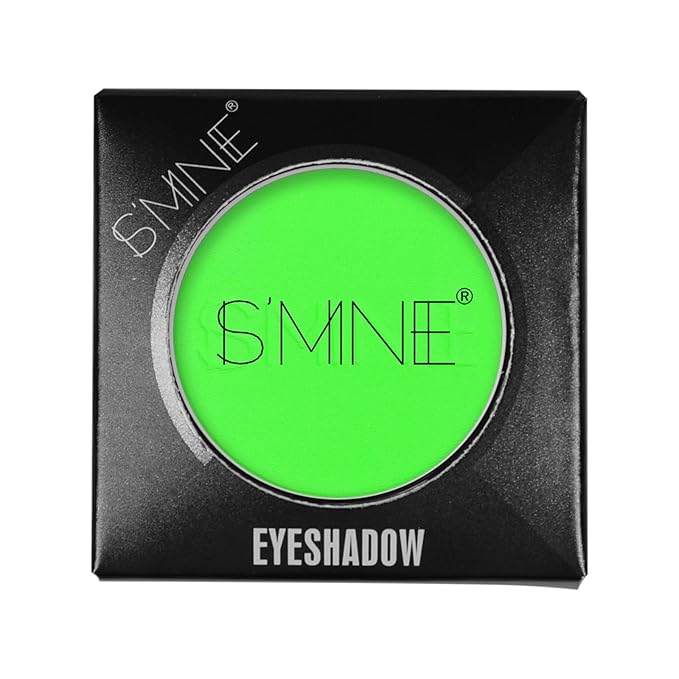 IS'MINE Single Green Matte Eyeshadow Powder Palette High Pigment, Longwear, Intense Color Best Green Eyeshadow