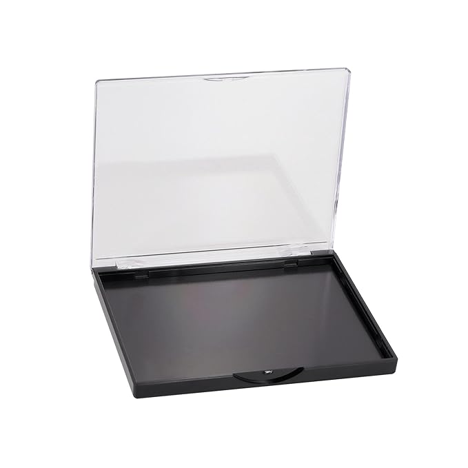 AJLTPA Magnetic Makeup Palette with Clear Top, Empty