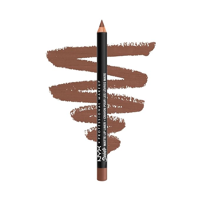 NYX PROFESSIONAL MAKEUP Suede Matte Lip Liner, Vegan Vegan