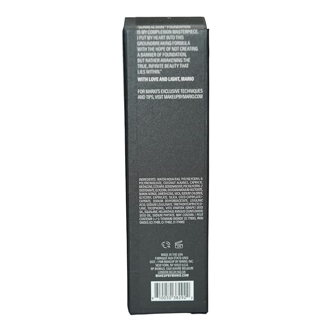 MAKEUP BY MARIO SurrealSkin Liquid Foundation, Liquid Formula, cool undertones) 30 mL