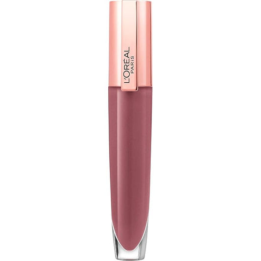 L'Oreal Paris Glow Paradise Hydrating Tinted Lip Balm-in-Gloss with Pomegranate Extract & Hyaluronic Acid, Ultra-Gentle, Non-Sticky Formula, Rose Harmony, 0.23 Fl Oz