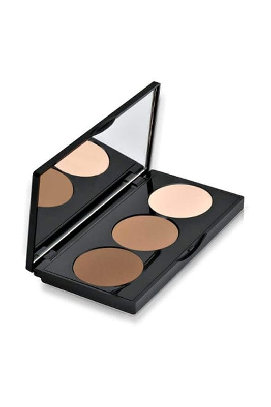 FARMASI Makeup Face Palette, Trio Eyeshadow, Long Lasting 0.52 oz