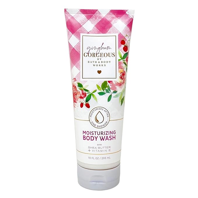Bath & Body Works Gingham Gorgeous Moisturizing Body Wash 10 oz (Gingham Gorgeous)