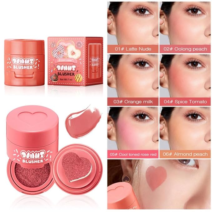 Stamp Liquid Blush Stamp Blush with Heart Shaped Women (1)