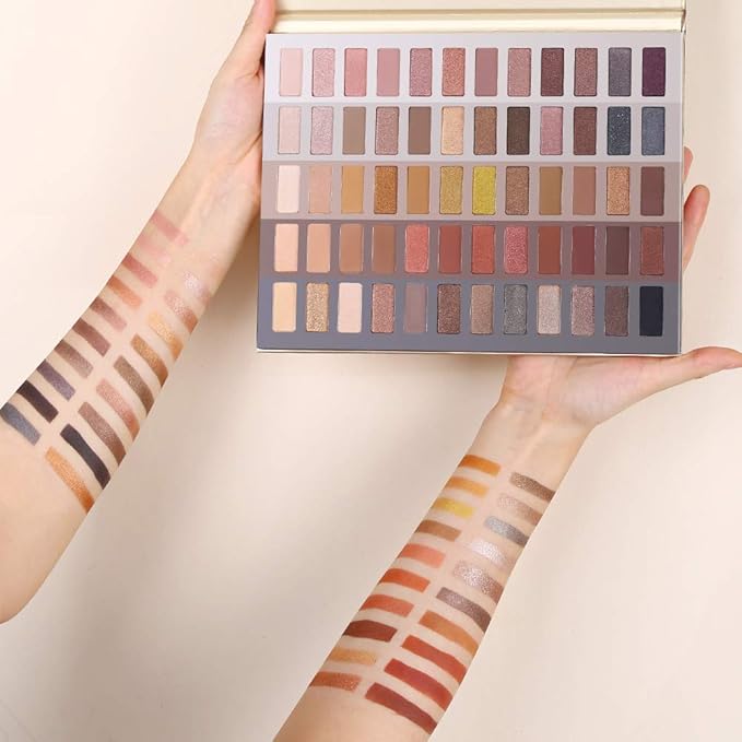 UCANBE 60 Colors Naked Eyeshadow Palette + Makeup