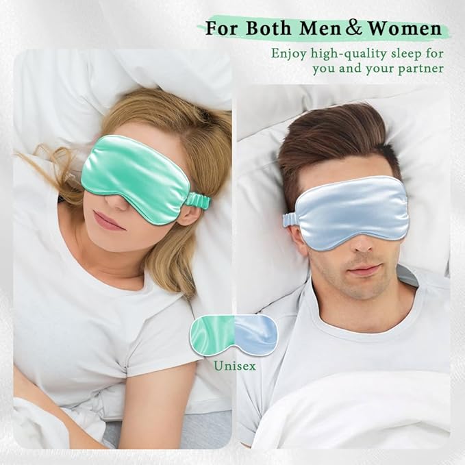 Cooling eye mask and silky