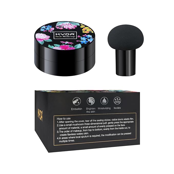 Ownest Mushroom Head Air Cushion BB Cream, Concealer Base Primer-Natural