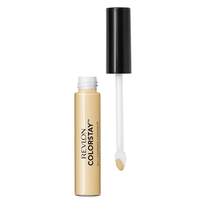 Revlon Concealer Stick, ColorStay 24 Hour Color Correcting Face Makeup, Longwear Full Coverage with Radiant Finish, 015 Light, 0.25 Oz