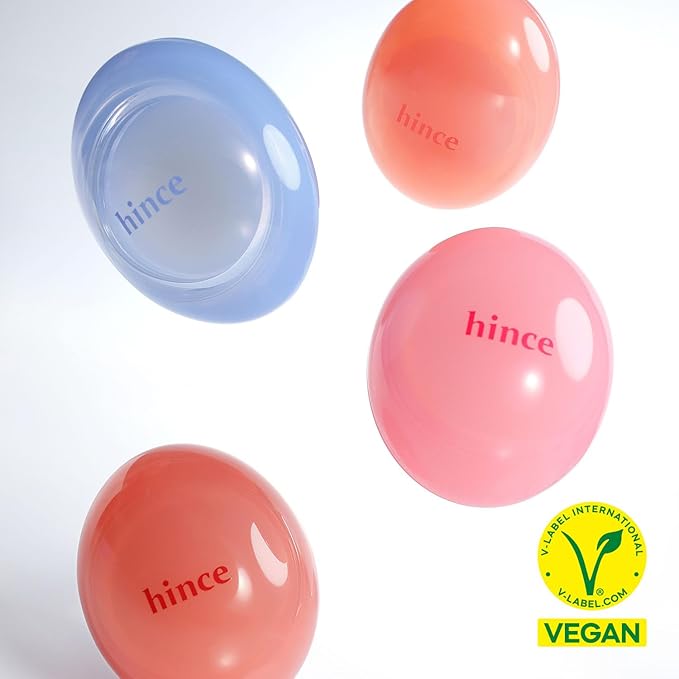HINCE Raw Glow Dewy Ball - Tinted Lip Balm, Jelly Gloss Glow, Shine and Hydration, Lip & Blush Multiuse, Vegan, 0.12 oz. (13 colors) (CARROT JAM)