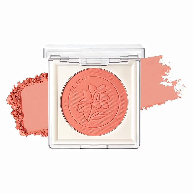 FOCALLURE Powder Palette Blush, Matte Mineral Blush Powder, Blendable, #302